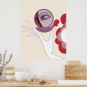 Erté - Compact Vanities, 1974 Poster (Keuken)