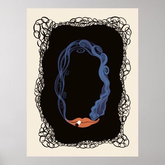 Erté - De cijfers suite, het nummer 0 Poster (Voorkant)