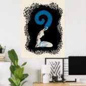 Erté - De cijfers suite, het nummer 2 Poster (Thuiskantoor)