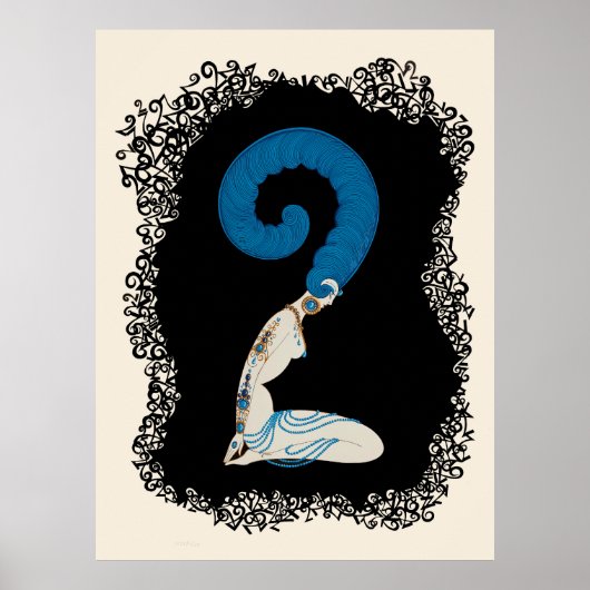 Erté - De cijfers suite, het nummer 2 Poster (Voorkant)
