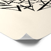 Erté - De cijfers suite, het nummer 4 Poster (Hoek)