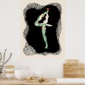 Erté - De cijfers suite, het nummer 4 Poster (Keuken)