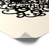 Erté - De cijfers suite, het nummer 6 Poster (Hoek)