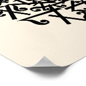 Erté - De cijfers suite, het nummer 7 Poster (Hoek)