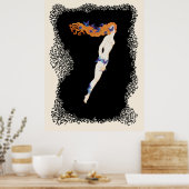 Erté - De cijfers suite, het nummer 7 Poster (Keuken)
