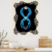 Erté - De cijfers suite, het nummer 8 Poster (Keuken)