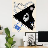 Erté - De dierenriem suite, kanker Poster (Thuiskantoor)