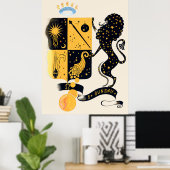 Erté - De dierenriem suite, Leo Poster (Thuiskantoor)