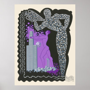 Erté - De dierenriemsuite, Waterman Poster