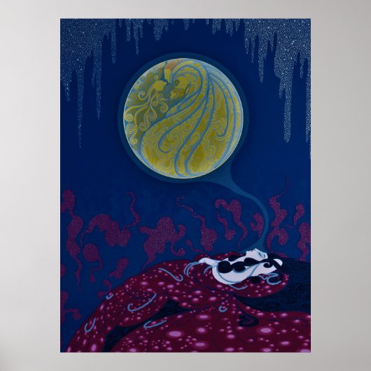 Erté - De droom van de aarde Poster (Voorkant)