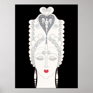 Erté - De jaren twintig Herinnerde Suite, Amoureus Poster