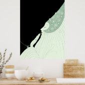 Erté - De jaren twintig herinnerde suite, bruid N Poster (Keuken)