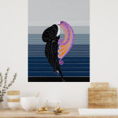 Erté - De jaren twintig herinnerde suite, schoonhe Poster (Keuken)