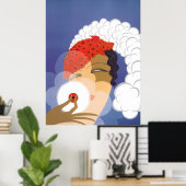 Erté - De jaren twintig herinnerde weer suite, mak Poster (Thuiskantoor)