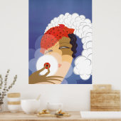 Erté - De jaren twintig herinnerde weer suite, mak Poster (Keuken)