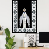 Erté - De Jeweled Gown Suite, Byzantijns Poster (Thuiskantoor)