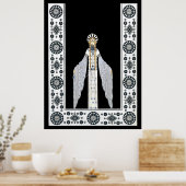 Erté - De Jeweled Gown Suite, Byzantijns Poster (Keuken)