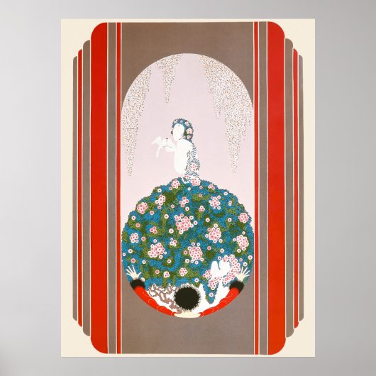 Erté - De lentekleding van Venus Poster (Voorkant)