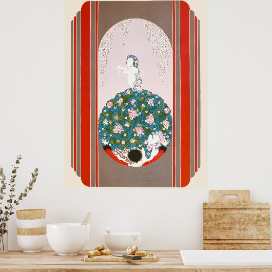 Erté - De lentekleding van Venus Poster (Keuken)