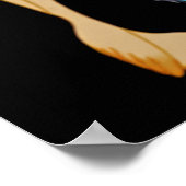 Erté - De letter F uit de Alphabet Suite, 1976 Poster (Hoek)