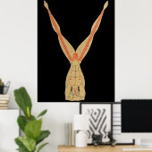 Erté - De letter Y uit de Alphabet Suite, 1976 Poster (Thuiskantoor)