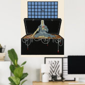 Erté - De Zeven Dodelijke Zonden Suite, Avarice Poster (Thuiskantoor)