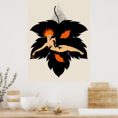 Erté - De Zeven Dodelijke Zonden Suite, Lust Poster (Keuken)