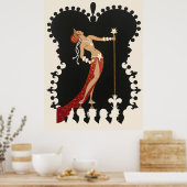 Erté - De Zeven Dodelijke Zonden Suite, Trots Poster (Keuken)