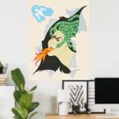 Erté - De Zeven Dodelijke Zonden Suite, Woede, 198 Poster (Thuiskantoor)