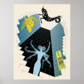 Erté - De Zodiac Suite, Steenbok Poster (Voorkant)