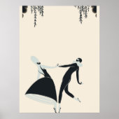Erté - figuurtjes dansen poster (Voorkant)