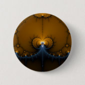 Erte - Fractal Ronde Button 5,7 Cm (Voorkant)