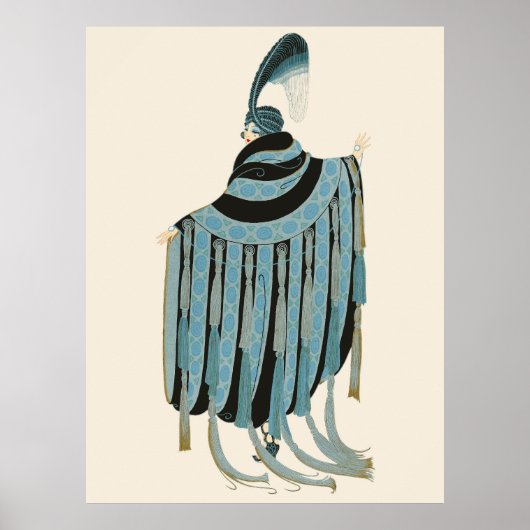 Erté - Gaby Deslys Poster (Voorkant)