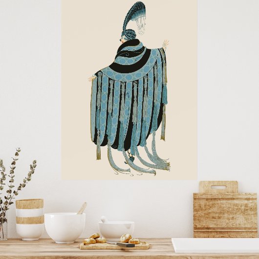 Erté - Gaby Deslys Poster (Keuken)