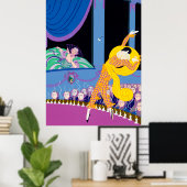 Erté - Harlequin Poster (Thuiskantoor)