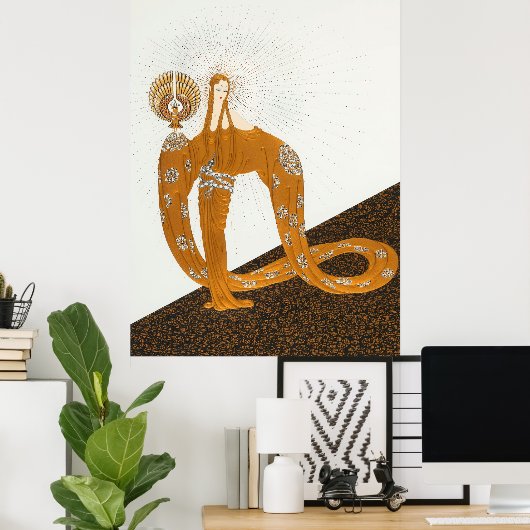 Erté - hemelse deugden suite, uitstraling poster (Thuiskantoor)