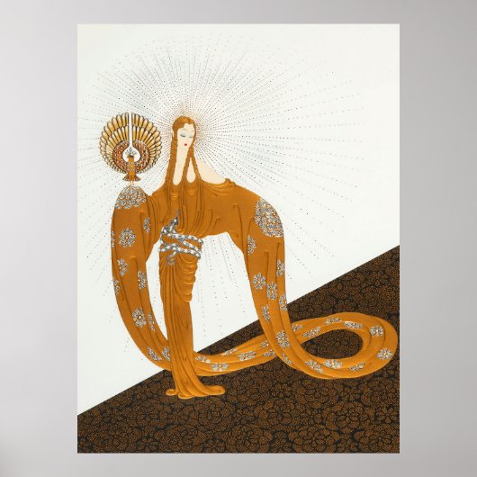 Erté - hemelse deugden suite, uitstraling poster (Voorkant)