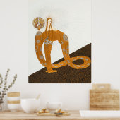 Erté - hemelse deugden suite, uitstraling poster (Keuken)