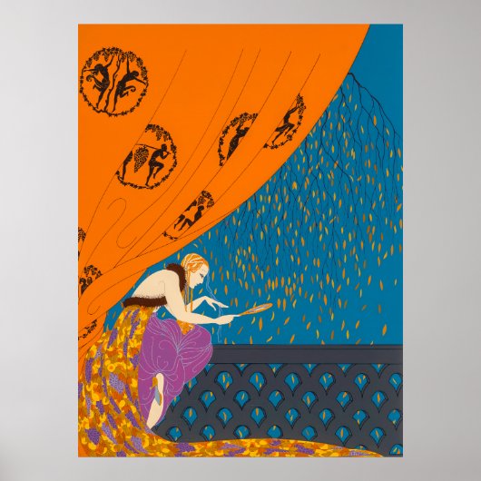 Erté - Herfst Poster (Voorkant)