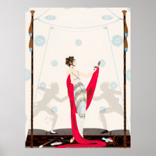 Erté - Het duel Poster