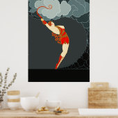 Erté - In de theatersuite, De danser Poster (Keuken)