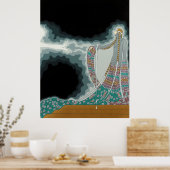 Erté - In de Theatersuite, Melisande Poster (Keuken)