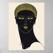 Erté - Koningin van Sheba Poster (Voorkant)