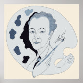 Erté - kostuum voor de prins charmant in de slaap poster (Voorkant)