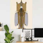 Erté - Kostuumontwerp voor een Mandarijn, Aladin Poster (Thuiskantoor)