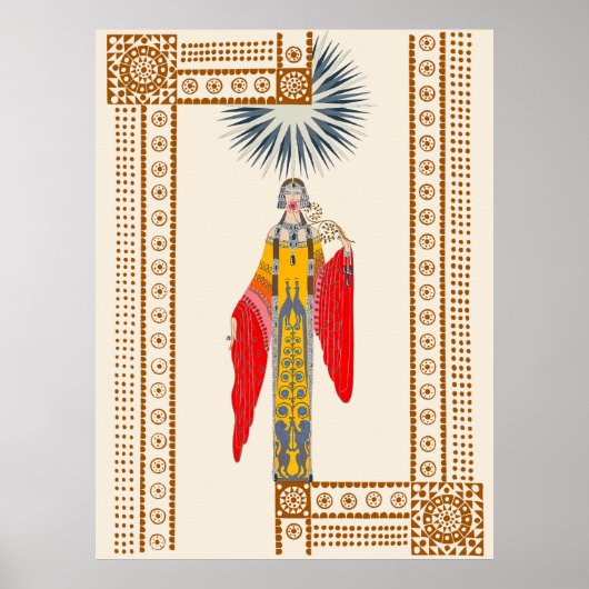 Erté - La Princess Lointaine Poster (Voorkant)