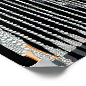 Erté - Les Bijoux de Perle [zwart] Poster (Hoek)