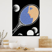 Erté - Liefde en Tennis Suite, Tennis Poster (Keuken)