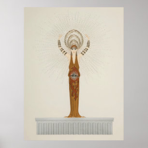 Erté - Mythen Suite, Diana Poster