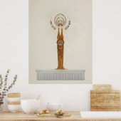 Erté - Mythen Suite, Diana Poster (Keuken)